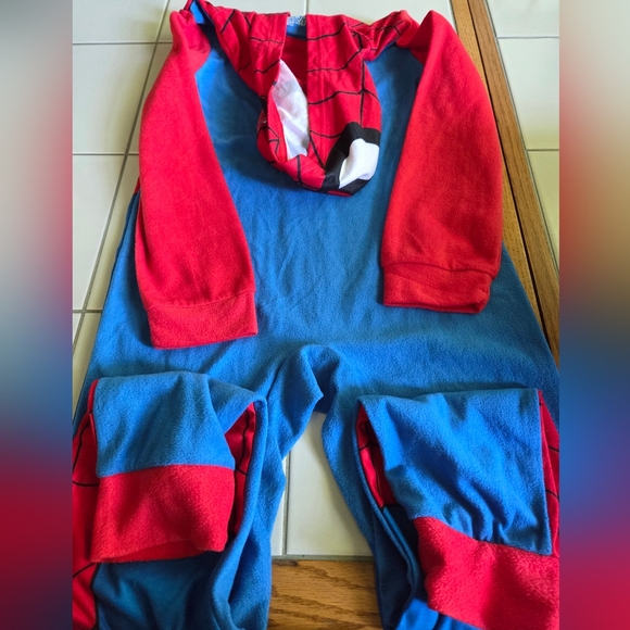 Spiderman Kids Pajama Set Boys Size 8 - Picture 5 of 5